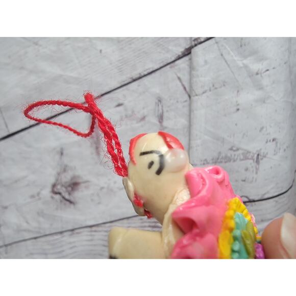 Clay Floral Turtle Ornament 2 Inch Long Handmade? Read - Picture 7 of 7